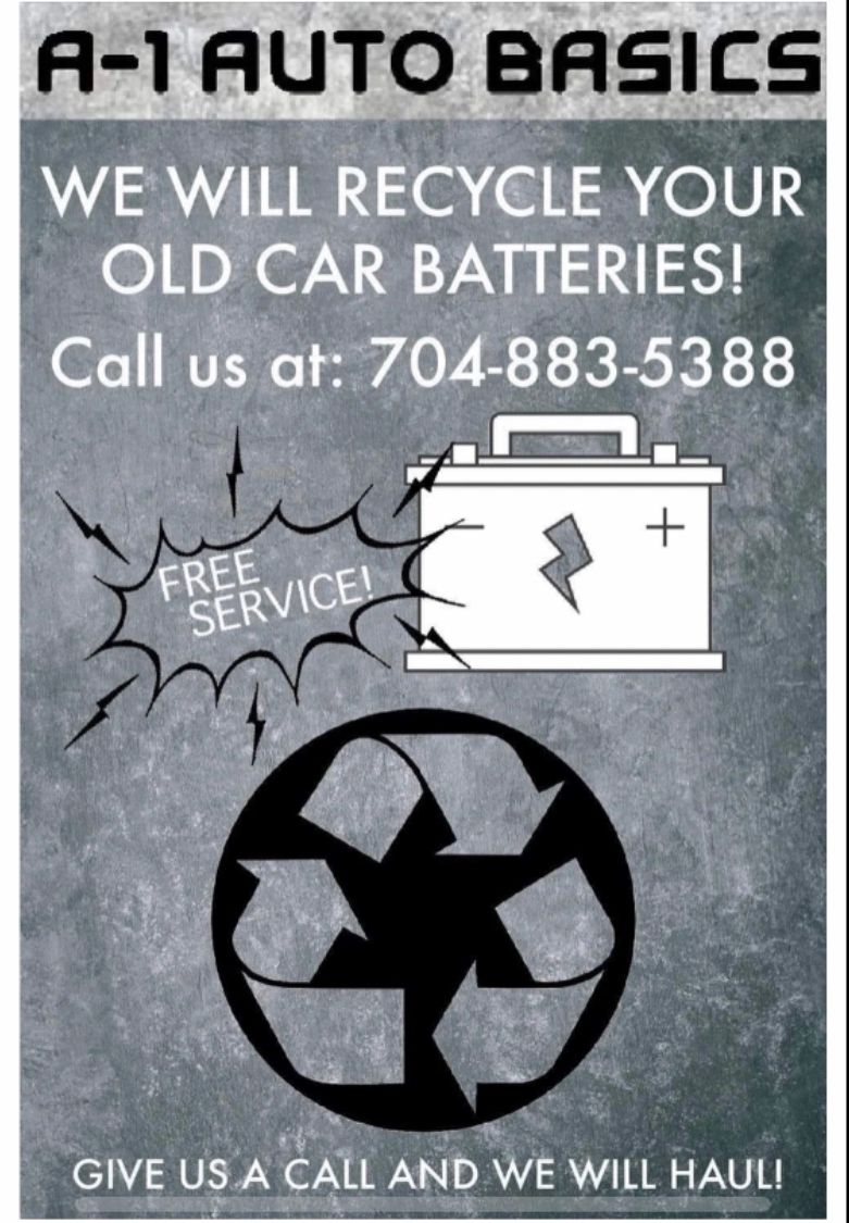 BATTERY RECYCLE PROGRAM.